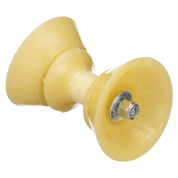 Seachoice 56600 Non-Marking TP Yellow Rubber Bow Roller With Bells 1/2" ID