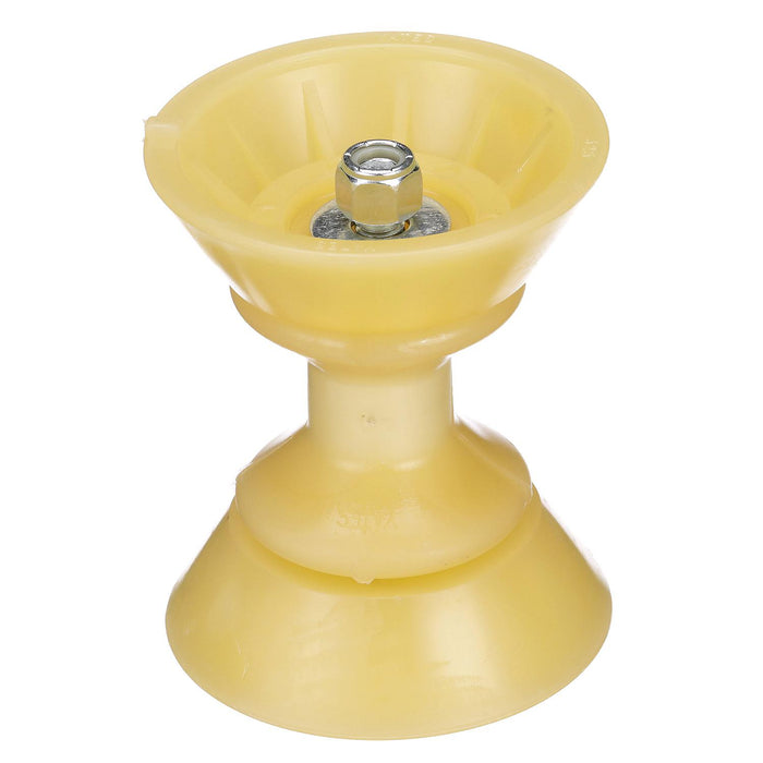 Seachoice 56600 Non-Marking TP Yellow Rubber Bow Roller With Bells 1/2" ID