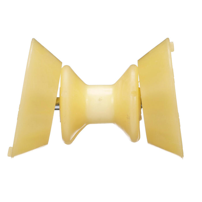 Seachoice 56600 Non-Marking TP Yellow Rubber Bow Roller With Bells 1/2" ID