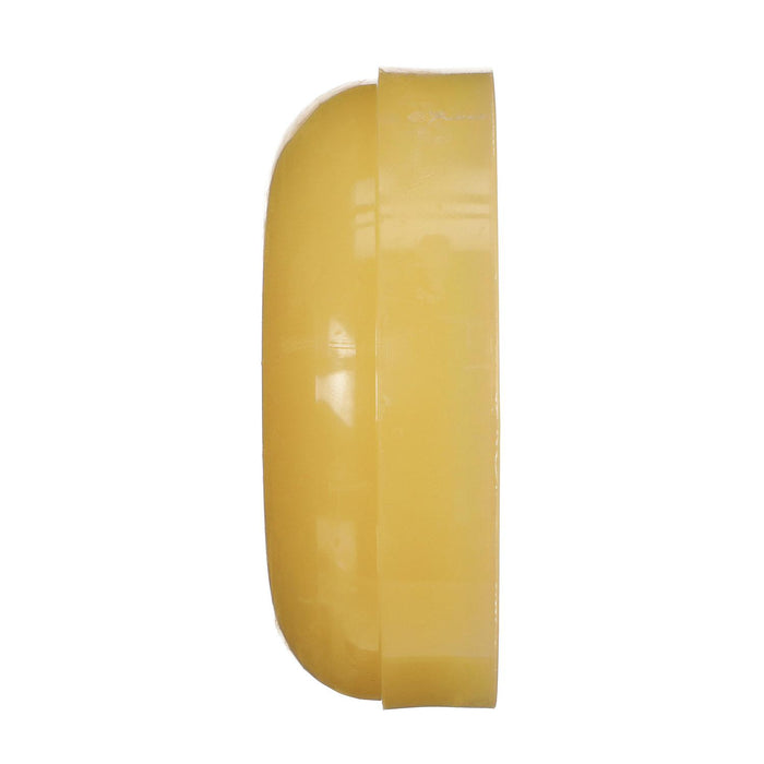 Seachoice 56620 Non-Marking TP Yellow Rubber Roller End Cap 3-1/2" w/ 1-1/4" ID, Hole