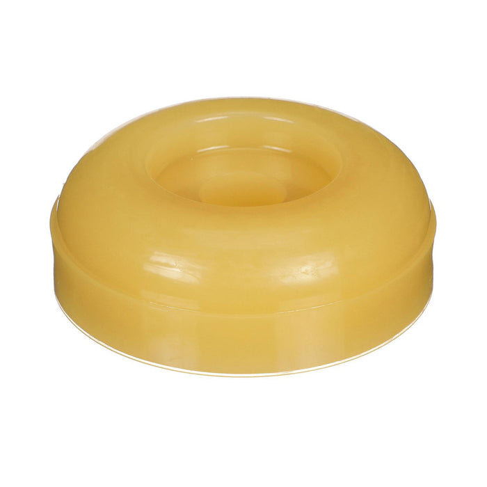 Seachoice 56620 Non-Marking TP Yellow Rubber Roller End Cap 3-1/2" w/ 1-1/4" ID, Hole
