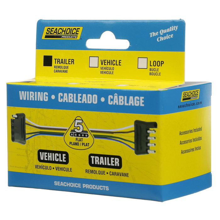 Seachoice 57881 RV 5-Way Flat Connector, 12"