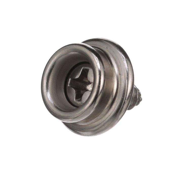 Seachoice BP7250SC SS Button Stud w/ Tapping Screw #8 x 3/8", Qty. 40
