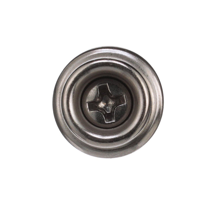 Seachoice BP7250SC SS Button Stud w/ Tapping Screw #8 x 3/8", Qty. 40