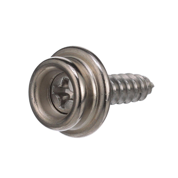 Seachoice BP7251SC SS Button Stud w/ Tapping Screw #8 x 5/8", Qty. 40