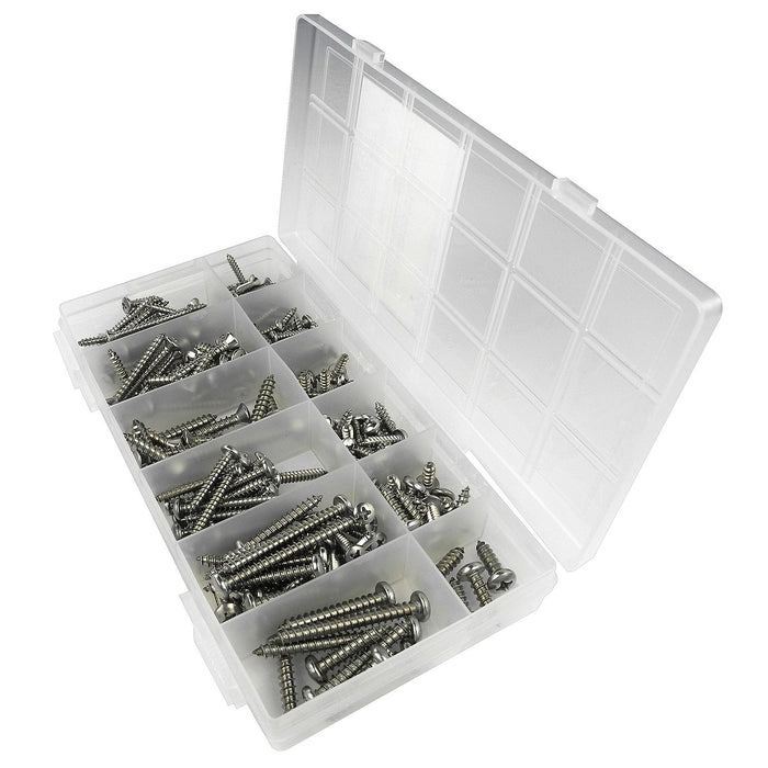 Seachoice KP5579SC Stainless Steel Tapping Screw Kit 216 Piece