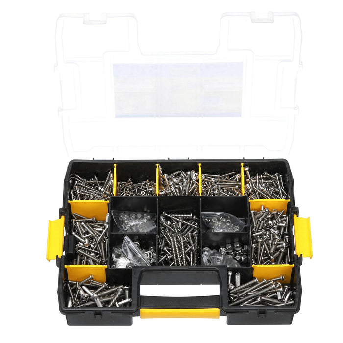Seachoice KP9097SC Stainless Steel Tapping And Machine Screw Kit 1008 Piece