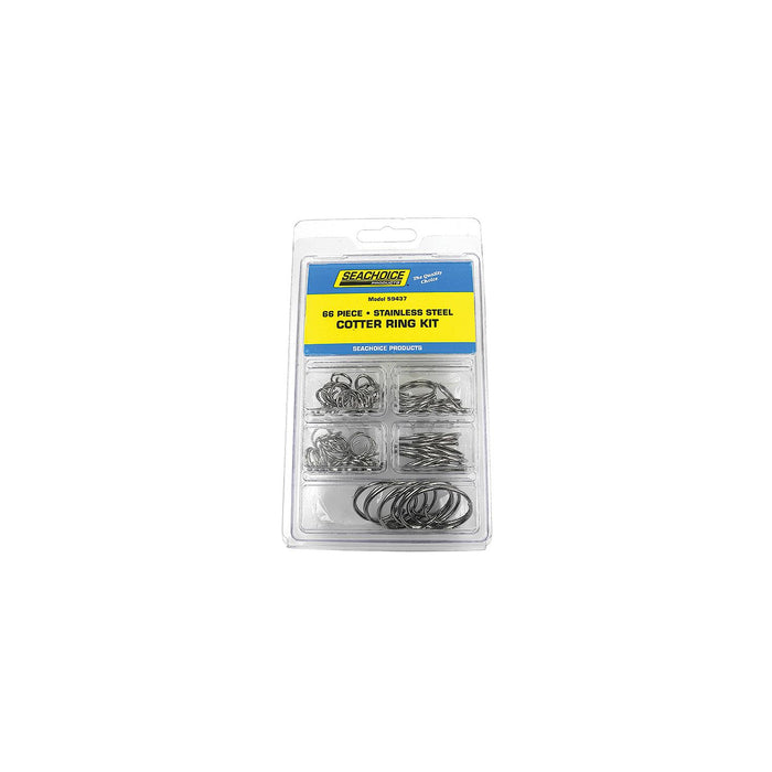 Seachoice KP5573SC Stainless Steel Cotter Ring Kit 66 Piece