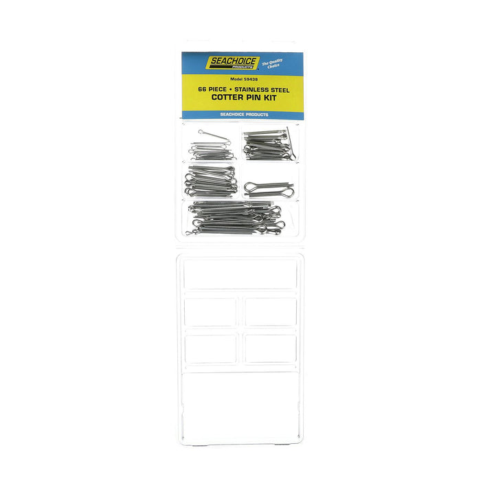 Seachoice KP5937SC Stainless Steel Cotter Pin Kit 66 Piece