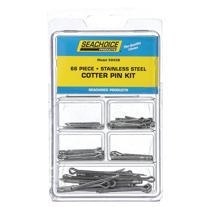 Seachoice KP5937SC Stainless Steel Cotter Pin Kit 66 Piece