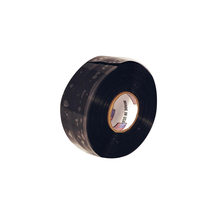 Seachoice 61471 Silicone Self-Fusing Tape 1" x 10', Black