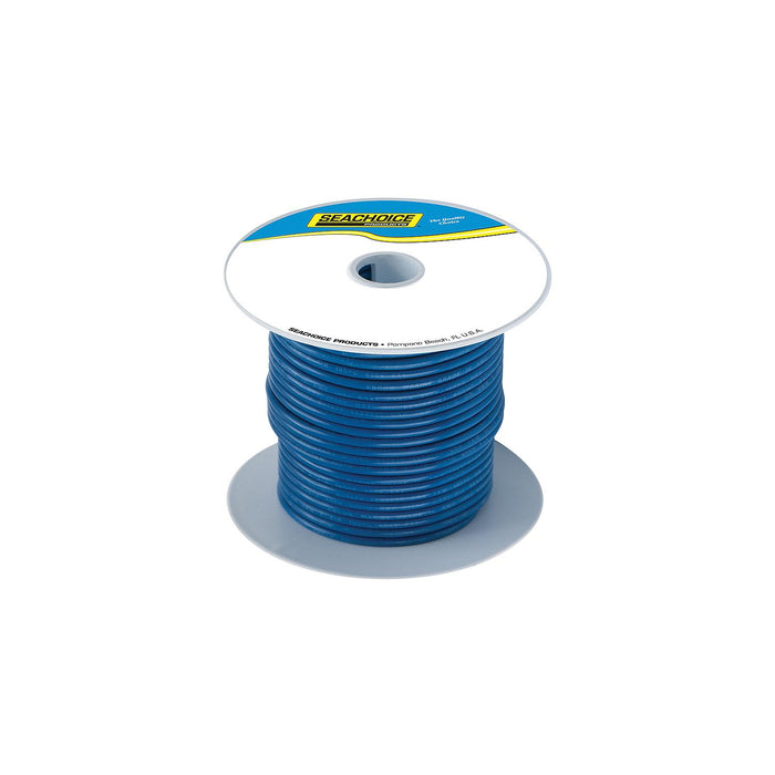 Seachoice 50-63111 Tinned Copper Marine Wire, 14 AWG, Dark Blue, 100'