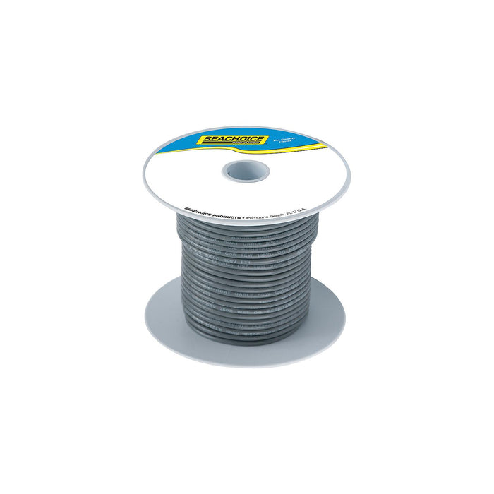 Seachoice 50-63134 Tinned Copper Marine Wire, 16 AWG, Gray, 100'