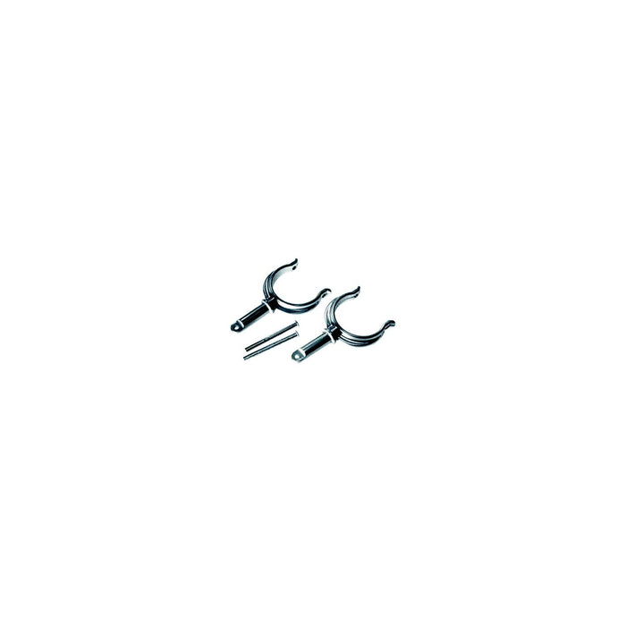 Seachoice 50-70501 Chrome Plated Zinc Rowlock Horns Only (Sold as Pair)