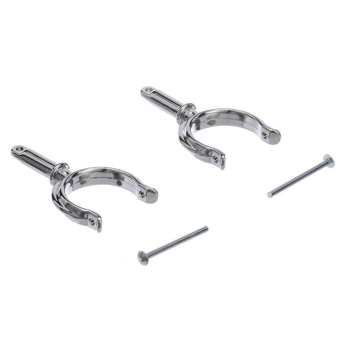 Seachoice 50-70501 Chrome Plated Zinc Rowlock Horns Only (Sold as Pair)