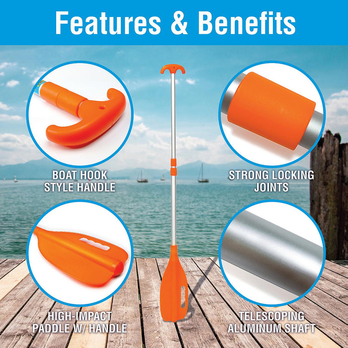 Seachoice 71090 18" 31" Telescoping Paddle