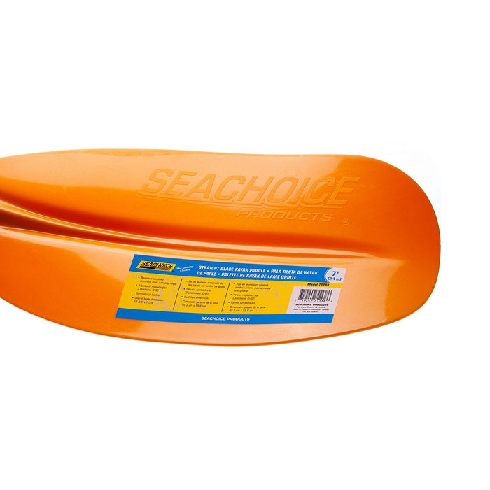 Seachoice 71138 2-Piece Straight-Blade Kayak Paddle, 7'