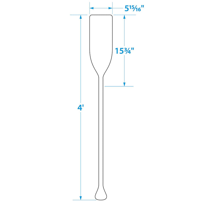 Seachoice 71143 Standard Wood Paddle â€“ 4 Ft.