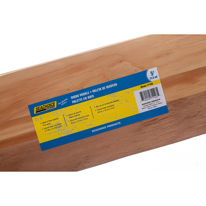 Seachoice 71146 Standard Wood Paddle â€“ 5 Ft.