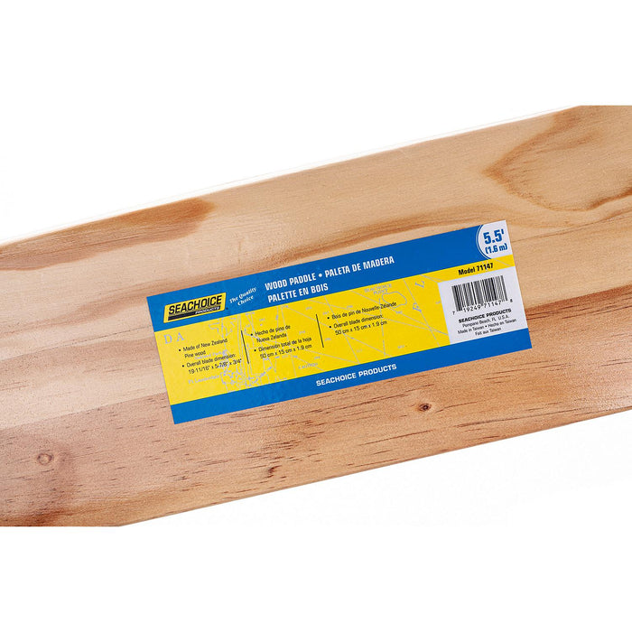 Seachoice 71147 Standard Wood Paddle â€“ 5.5 Ft.