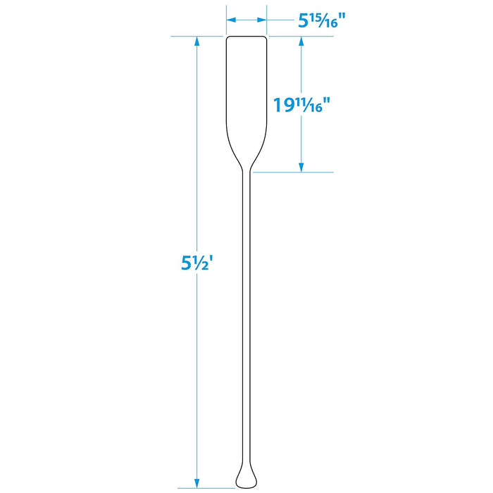 Seachoice 71147 Standard Wood Paddle â€“ 5.5 Ft.