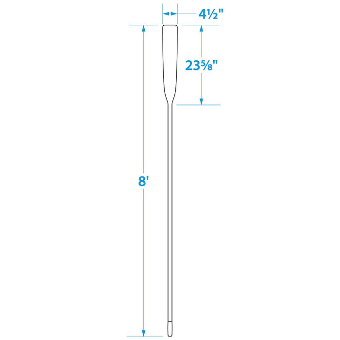 Seachoice 71158 Premium Varnished Oar With Comfort Grip, 8'