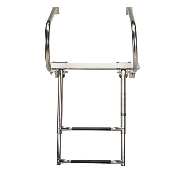 Seachoice 71201 Universal Swim Platform With Under Mount Telescoping Ladder