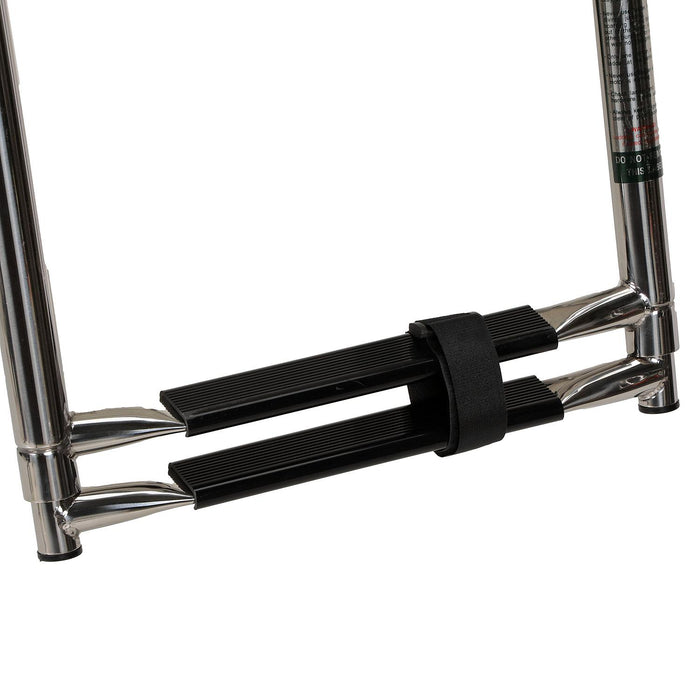 Seachoice 71221 Telescoping Transom Mount Stainless Steel 3-Step Ladder