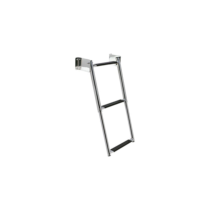 Seachoice 71231 Telescoping Transom Mount Stainless Steel 4-Step Ladder