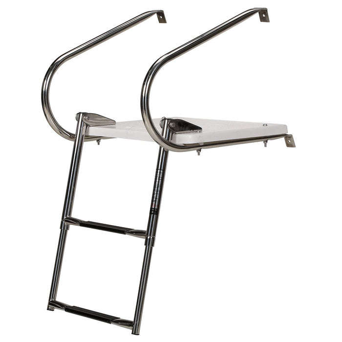 Seachoice 71351 Universal Swim Platform With Top Mount Ladder