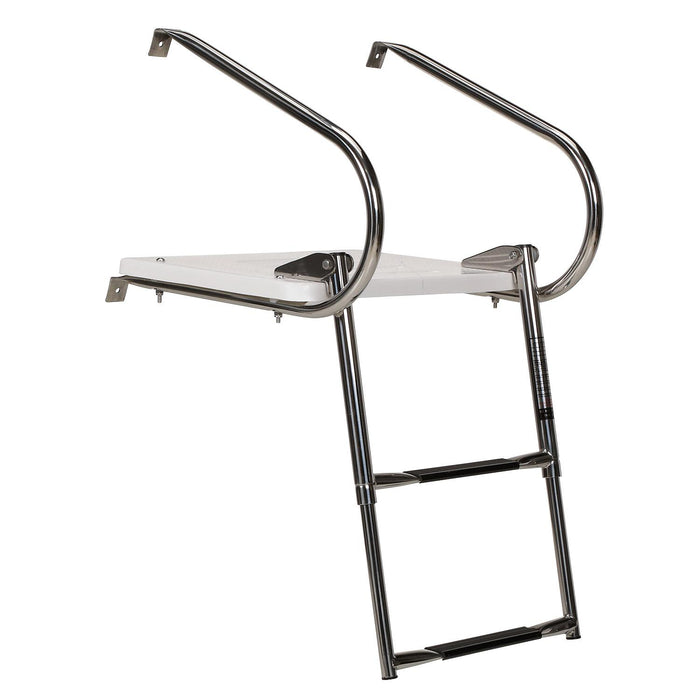 Seachoice 71351 Universal Swim Platform With Top Mount Ladder