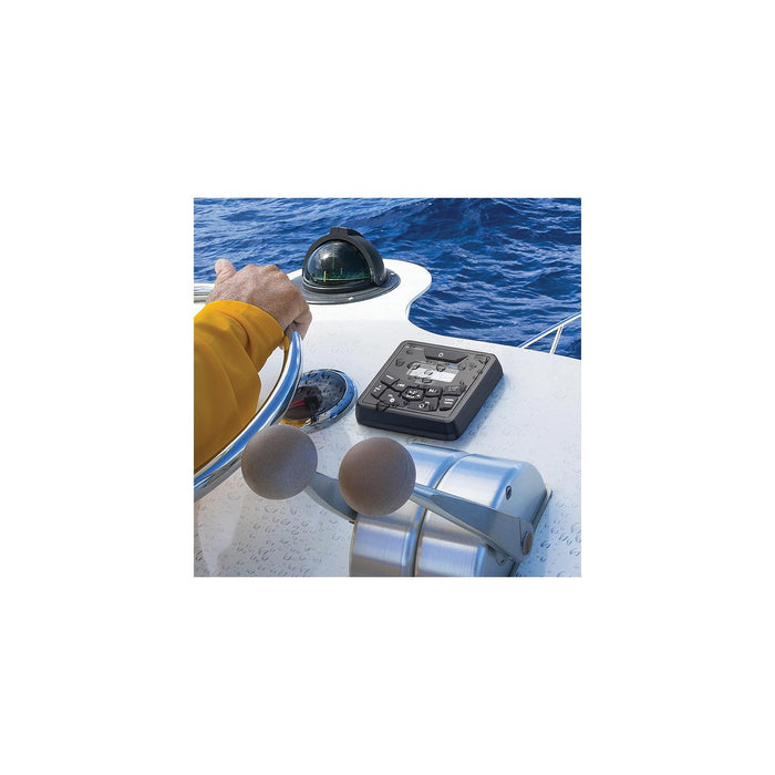 Seachoice MGR450BSC 72106 Bluetooth In-Dash Marine Gauge Stereo, Square Face