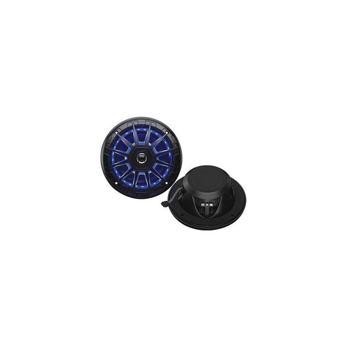 Seachoice MRGB65SC 72108 6-1/2" 2-Way Full Range Speakers with LED Lights