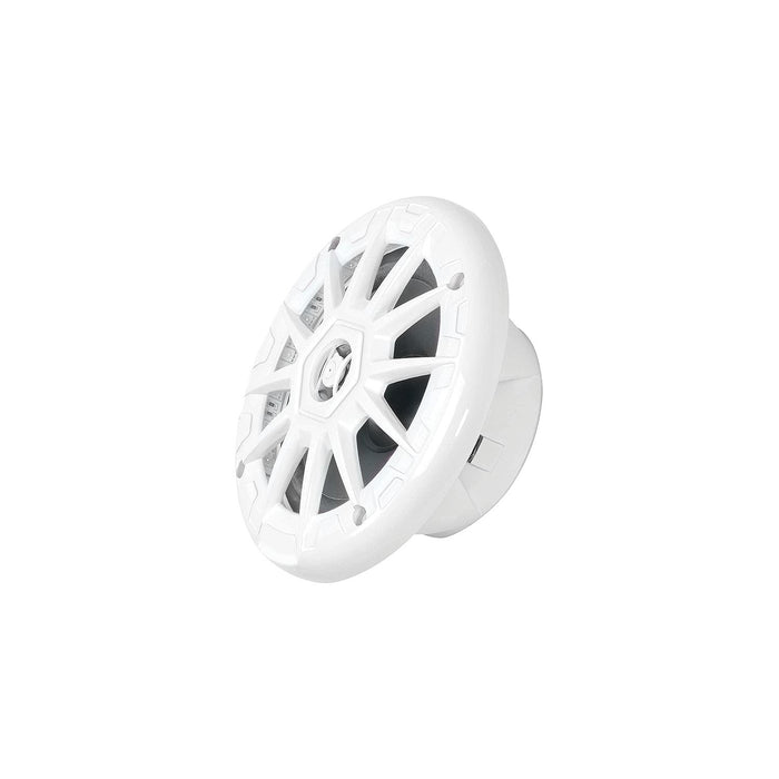 Seachoice MRGB55WSC 72111 5-1/4" 2-Way 150W Round LED Speakers, 1 Pair, White