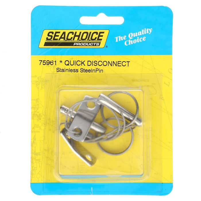 Seachoice 75961 Stainless Steel Quick-Disconnect Release Pins (2 Per Pack)