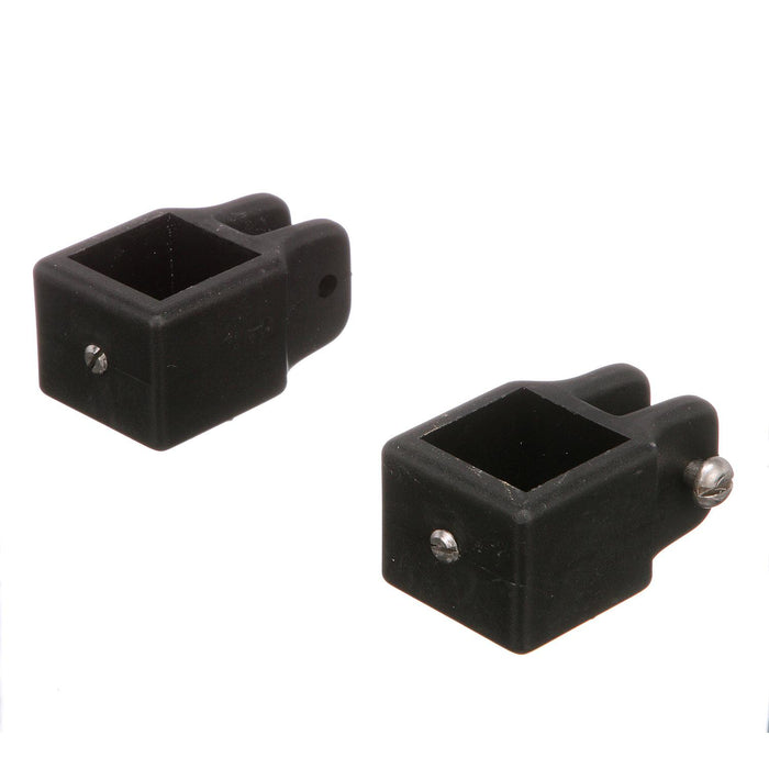Seachoice 50-76361 Square Jaw Slides Fit 1" OD Tube-Black (2 Per Pack)