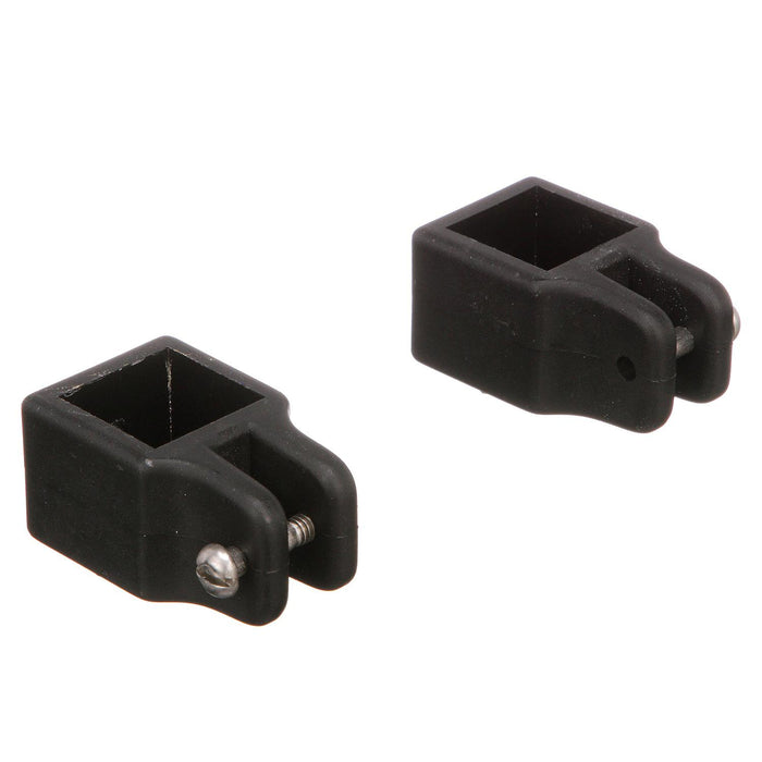 Seachoice 50-76361 Square Jaw Slides Fit 1" OD Tube-Black (2 Per Pack)