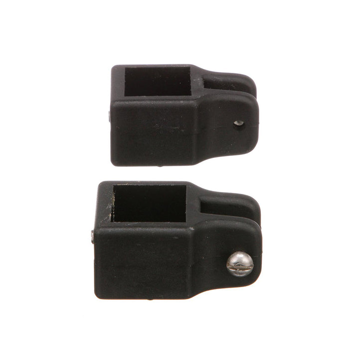 Seachoice 50-76361 Square Jaw Slides Fit 1" OD Tube-Black (2 Per Pack)