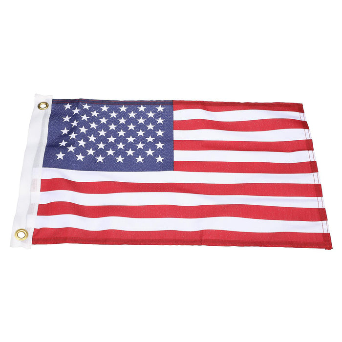 Seachoice 78201 12" x 18" Nylon Print Dyed U.S. Flag (Restricted from sale into, MN)