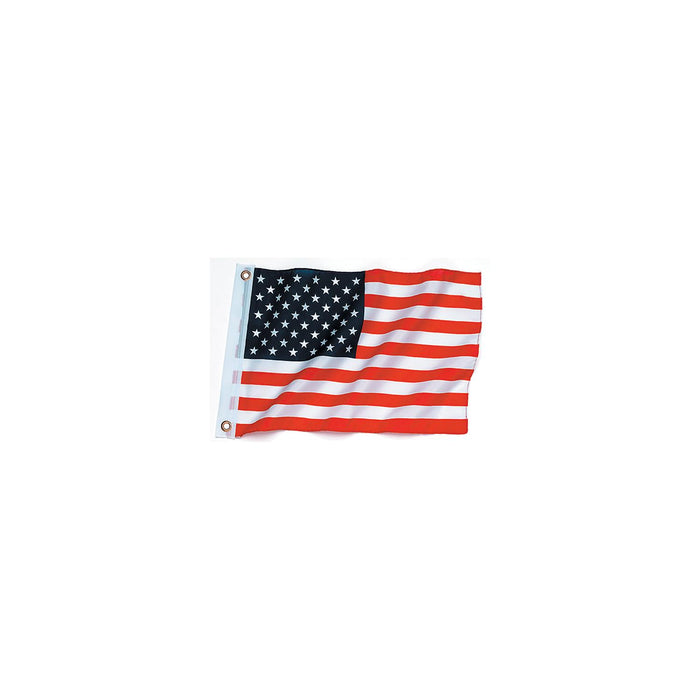 Seachoice 78201 12" x 18" Nylon Print Dyed U.S. Flag (Restricted from sale into, MN)