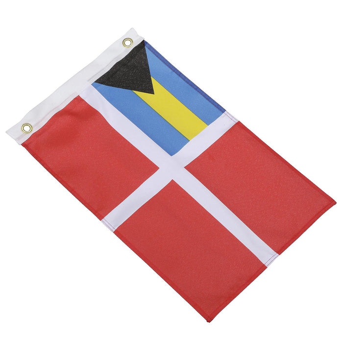 Seachoice 78241 12" x 18" Nylon Print Dyed Bahamas Courtesy Flag