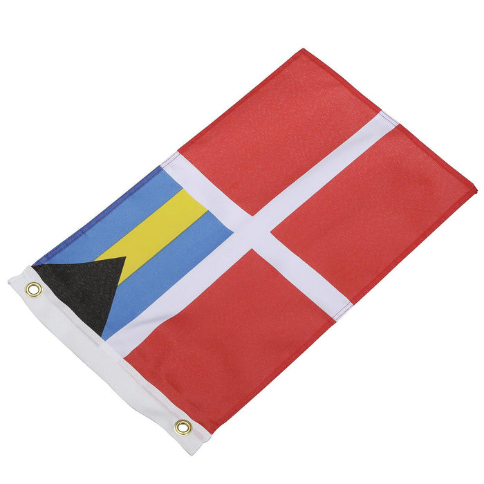 Seachoice 78241 12" x 18" Nylon Print Dyed Bahamas Courtesy Flag