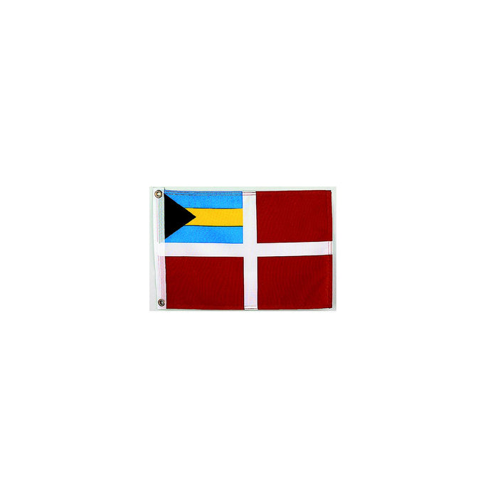Seachoice 78241 12" x 18" Nylon Print Dyed Bahamas Courtesy Flag