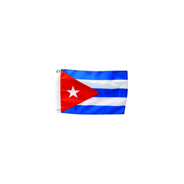 Seachoice 50-78291 12" x 18" Nylon Print Dyed Cuba Flag