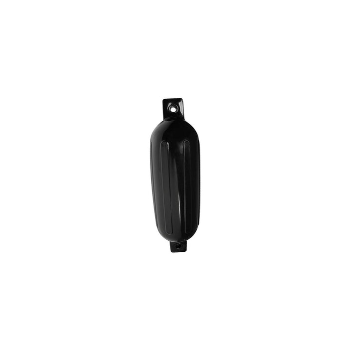 Seachoice DE79206S 79051 Twin Eye Ribbed Fender, Black, 5.5 x 20"