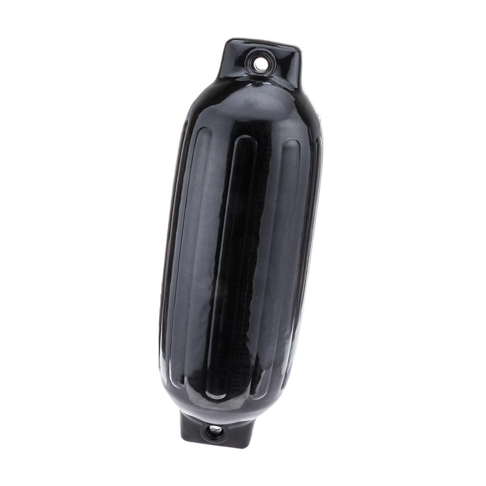 Seachoice DE79276S 79071 Twin Eye Ribbed Fender, Black, 8.5 x 27"