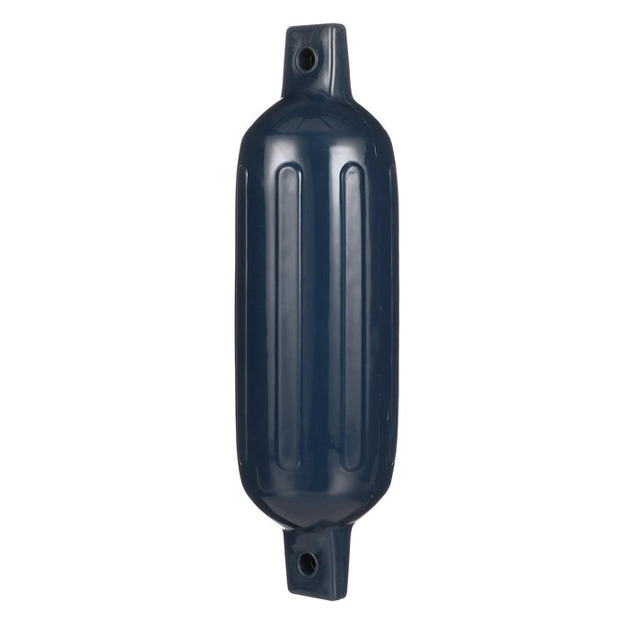 Seachoice DE79202S 79081 Twin Eye Ribbed Fender, Blue, 5.5 x 20"