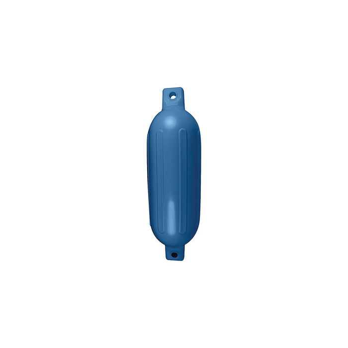 Seachoice DE79202S 79081 Twin Eye Ribbed Fender, Blue, 5.5 x 20"