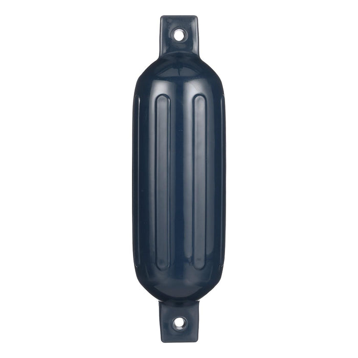 Seachoice DE79202S 79081 Twin Eye Ribbed Fender, Blue, 5.5 x 20"