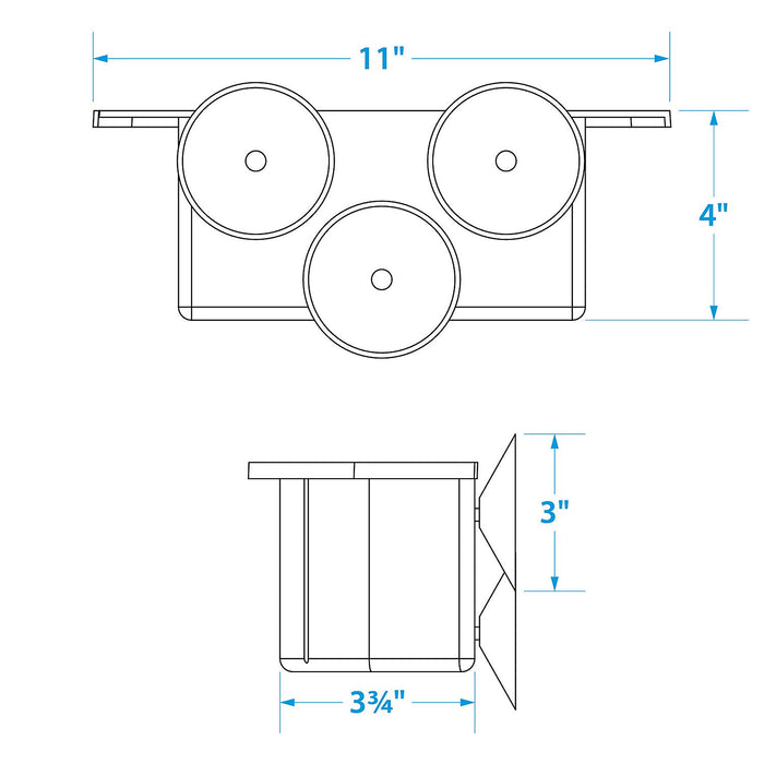 Seachoice 79321 Cockpit Organizer White